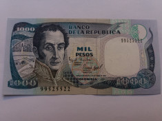 Columbia 1000 pesos 1995-UNC foto
