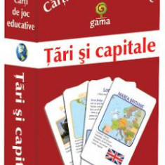 Tari si capitale. Carti de joc educative