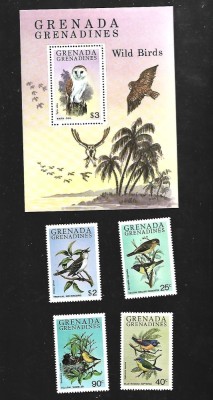 grenada pasari mnh foto