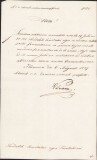 A1772 Document olograf, 1847, &icirc;n limba latină