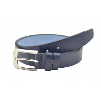 Curea barbati eleganta din piele naturala bleumarin DR237BL foto