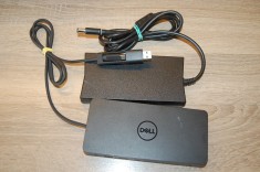 DOCKING STATION CU DISPLAYLINK DELL model D6000 + ALIMENTATOR DELL 130W