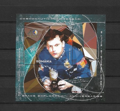 ROMANIA 2021 - COSMONAUTICA, ANIVERSARI, COLITA, MNH - LP 2324a foto