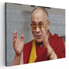 Tablou Dalai Lama lider spiritual tibetan 1562 Tablou canvas pe panza CU RAMA 20x30 cm