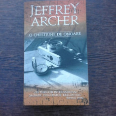 O chestiune de onoare - Jeffrey Archer