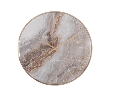 Ceas perete multicolor Veining &amp;Oslash;53x5h foto