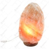 Lampa electrica din cristal de sare 25&times;42 CM, 18-25 kg