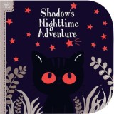 Shadow's Nighttime Adventure - Carte pentru copii, poveste interactiva cu elemente luminoase si touch-and-feel, defecta