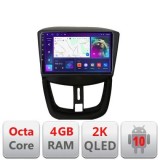 Navigatie Peugeot 207 C-PE01 Android Octa Core Ecran 2K QLED GPS 4G 4+32GB 360 KIT-PE01+EDT-E409-2K CarStore Technology