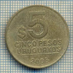 12130 MONEDA -URUGUAY -5 PESOS URUGUAYOS -ANUL 2005 -STAREA CARE SE VEDE