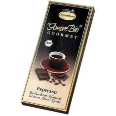 Ciocolata amaruie Espresso, 55% cacao, 100g Liebhart's Amore Bio