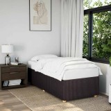 VidaXL Cadru de pat fără saltea, maro &icirc;nchis, 90x200 cm, textil 3284910