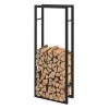 Suport lemne foc Stove AAFR-6602 Var 2 negru [en.casa] HausGarden Leisure, [en.casa]