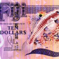 Fiji 10 Dolari 2013 UNC, clasor A1