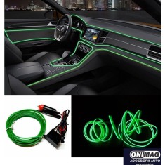 Neon Lumina Ambientala Auto 3M Verde