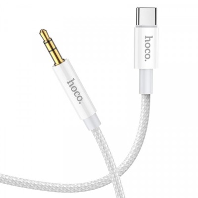 Cablu Audio USB-C - 3.5mm HOCO UPA19, 1m, Argintiu foto