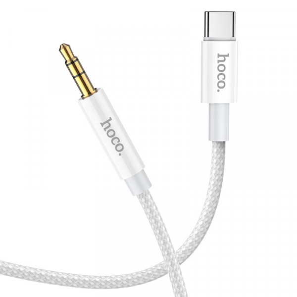 Cablu Audio USB-C - 3.5mm HOCO UPA19, 1m, Argintiu
