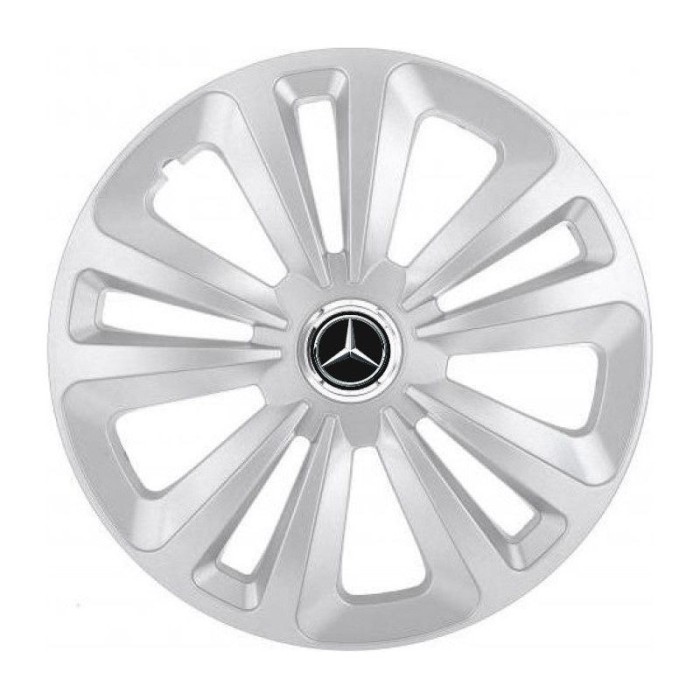 Set 4 Capace Roti Terra Gri R15 pentru Mercedes-Benz