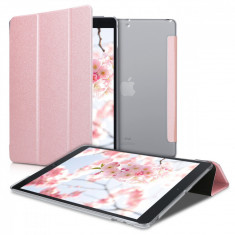Husa pentru Apple iPad 10.2 2019, Piele ecologica, Roz, 50343.81