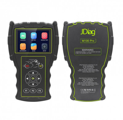 JDiag M100Pro interfata tester diagnoza motociclete universala moto set complet foto