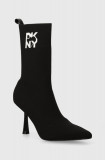 Cumpara ieftin Dkny botine Sansa femei, culoarea negru, cu toc cui, K2490325