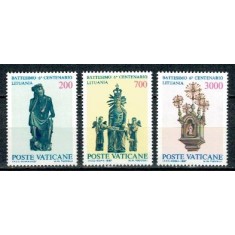 Vatican 1987 - Aniv. crestinizarea Lituaniei, serie neuzata