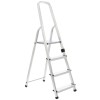 Scara aluminiu DRALD4, 1 x 4 trepte, inaltime 1.36 m, 125 kg