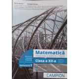MATEMATICA. PROBLEME SI EXERCITII. TESTE. CLASA A XII-A-MARIUS BURTEA, GEORGETA BURTEA-328522