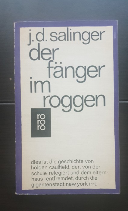 Der Fanger im Roggen - J. D. Salinger
