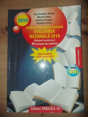 Limba si literatura romana pentru evaluarea nationala 2010- Anca Davidoiu-Roman, Mihaela Dobos foto