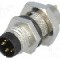 Conector M8, 4 pini, clasa etanseitate IP67, AMPHENOL - LTW8-04PMMS-SH7002