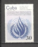 Cuba.1988 40 ani Declaratia drepturilor omului SC.684