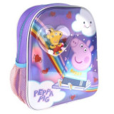 Rucsac Peppa Pig Confetti, 25x31x10 cm, Cerda