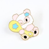 Brosa martisor ursulet colorat