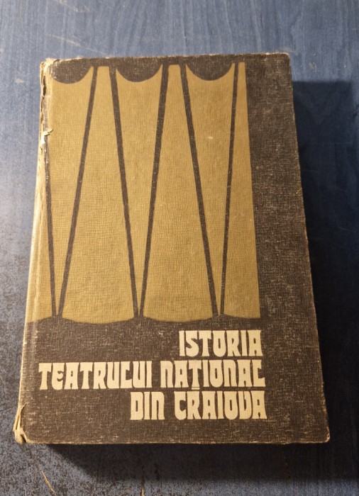 Istoria Teatrului National din Craiova Al. Firescu cu autograf