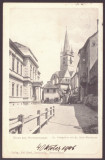 179 - SIBIU, vedere embosata, Romania - old postcard - used - 1906, Circulata, Printata