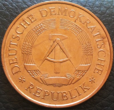 Moneda aniversara 5 MARCI / MARK - RD GERMANA (DDR), anul 1969 *cod 835 foto