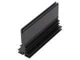 Radiator extrudat negru 94mm x 25mm TO218 TO220 TOP3