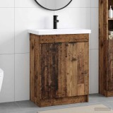 Cumpara ieftin Set de mobilier pentru baie Lemn vechi 78,5 x 37,5 x 81 cm