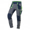 Pantaloni de lucru slim fit, elastici in 4 directii, model Premium, marimea XXL/56, NEO GartenVIP DiyLine