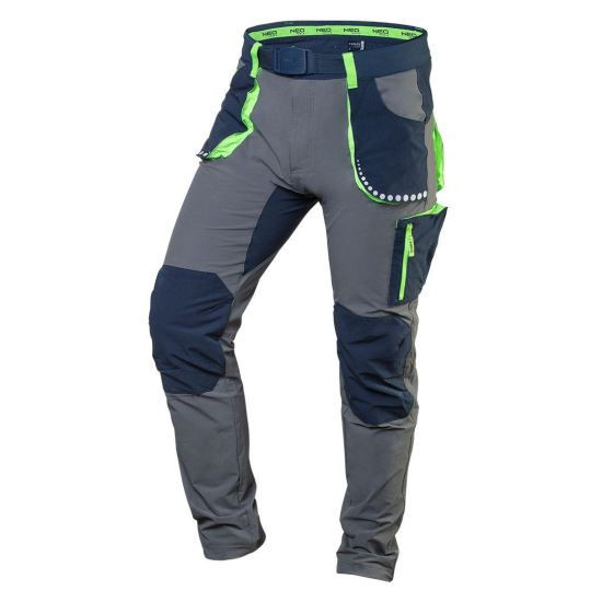 Pantaloni de lucru slim fit, elastici in 4 directii, model Premium, marimea S/48, NEO GartenVIP DiyLine