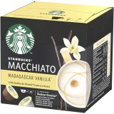 Capsule cafea Starbucks Madagascar Vanilla Macchiato by Nescaf&eacute; Dolce Gusto, 12 capsule, 6 bauturi, 132g