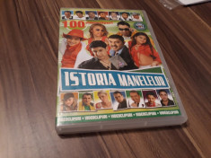 DVD ISTORIA MANELELOR 100 VIDEOCLIPURI DURATA 6h 40 min AMMA RECORD 2009 foto