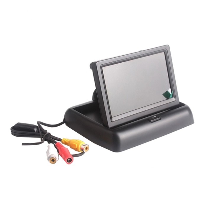Monitor auto retractabil LCD, 4.3 inch, Negru Monitor auto retractabil LCD, 4.3 inch, Negru