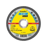 Disc debitare inox si metal, Klingspor A 60 Extra, 125 x 22.23 x 1 mm