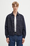 Tommy Jeans geacă jeans culoarea bleumarin, de tranziție, DM0DM22141