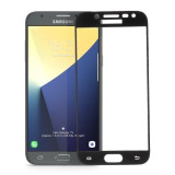 Folie de sticla Samsung Galaxy J5 2017, Elegance Luxury margini colorate Black, Anti zgariere, MyStyle
