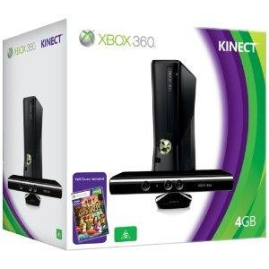 Consola Xbox 360 4GB cu Kinect Sensor si Kinect Adventures SH foto