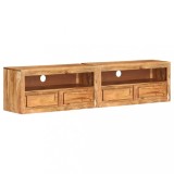 Comode TV, 2 buc., 88x30x40 cm, lemn masiv de acacia