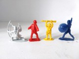 Lot 4 figurine soldati plastic colectie